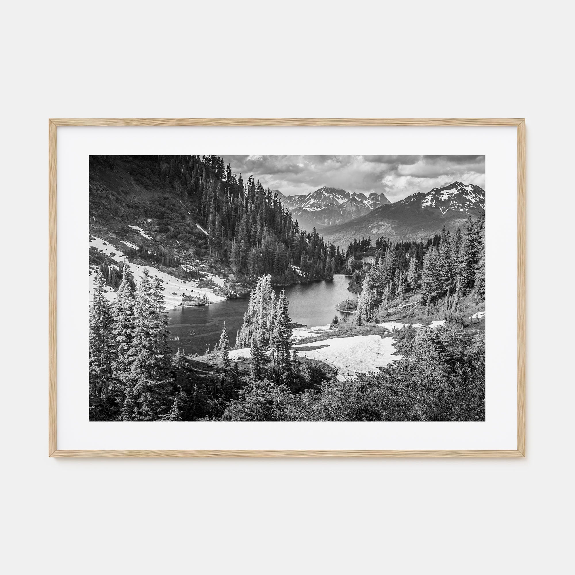 Yosemite National Park Landscape B&W No 1 Poster