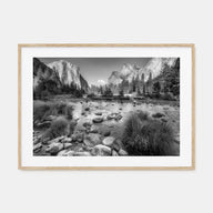 Yosemite National Park Landscape B&W No 2 Poster