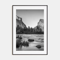 Yosemite National Park Photo B&W No 2 Poster