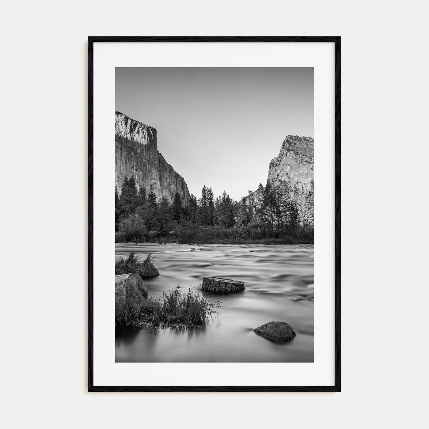 Yosemite National Park Photo B&W No 2 Poster