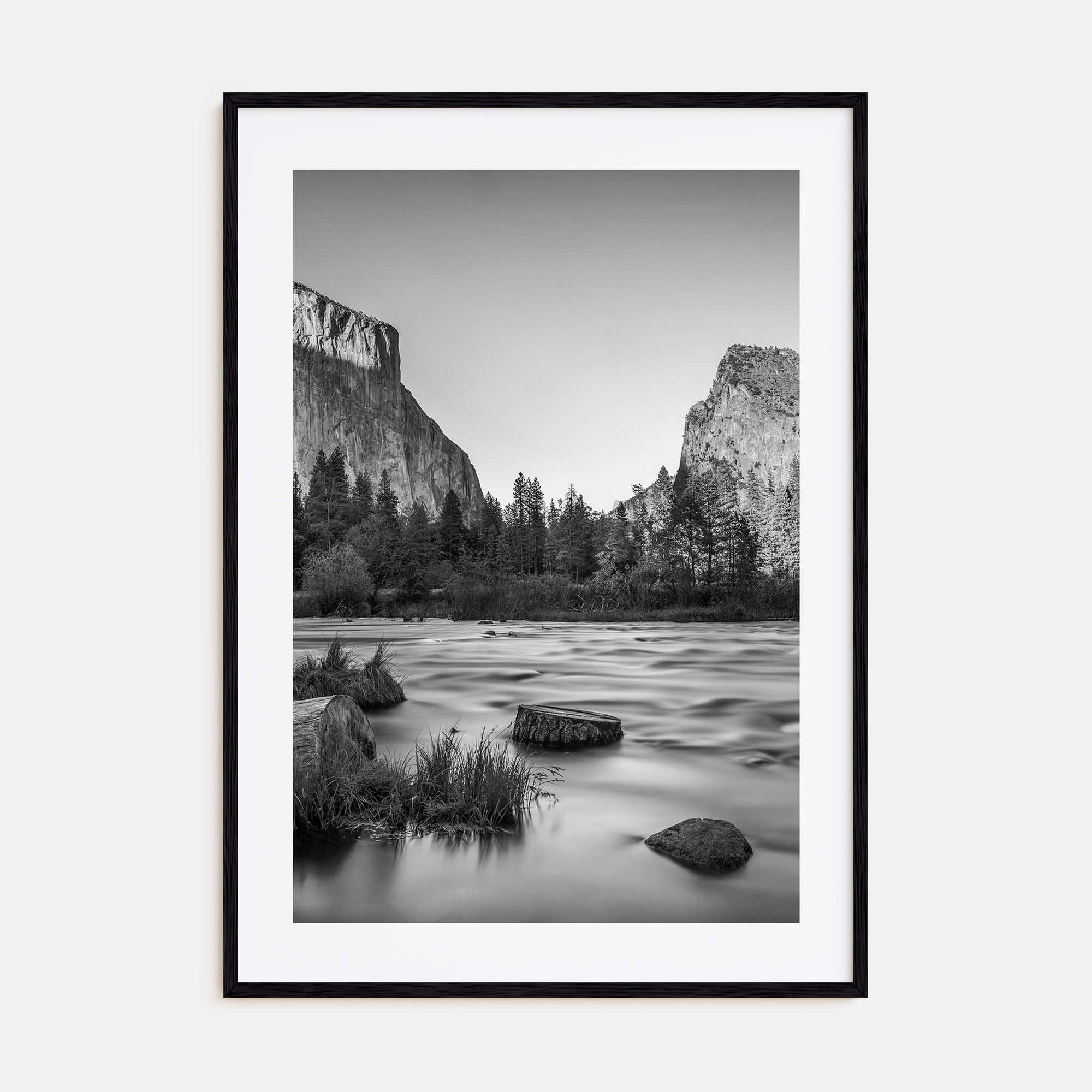 Yosemite National Park Photo B&W No 2 Poster