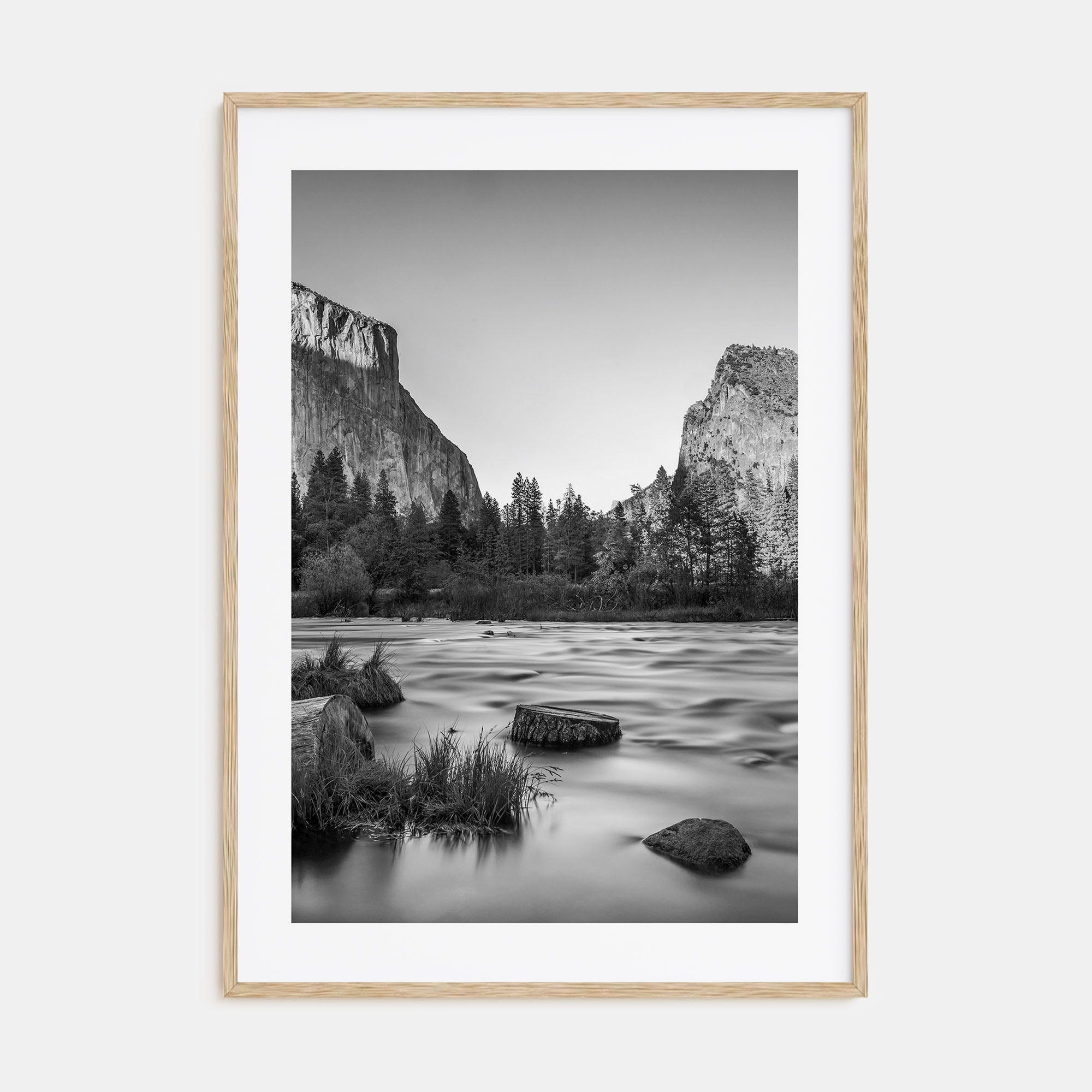 Yosemite National Park Photo B&W No 2 Poster