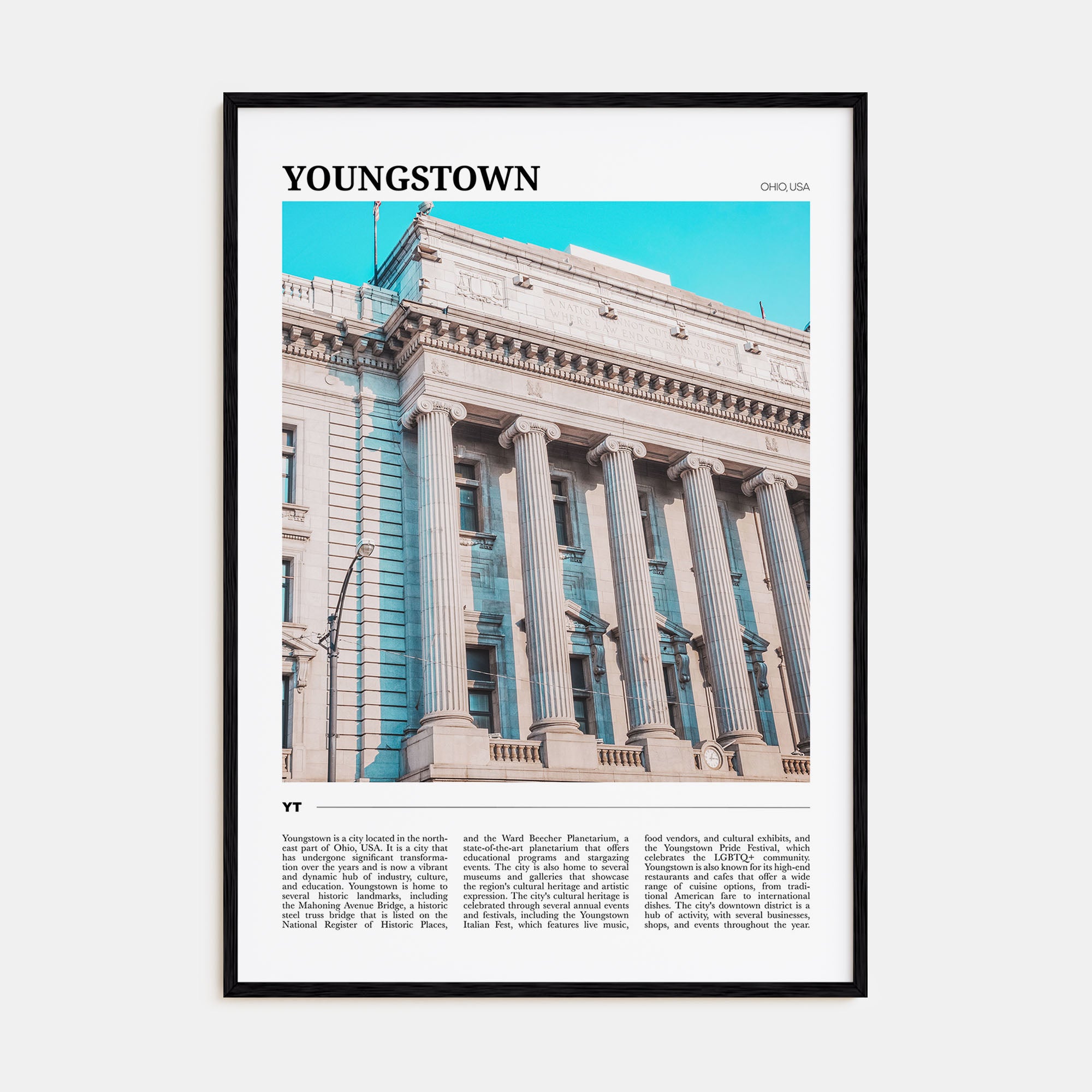 Youngstown Travel Color Poster