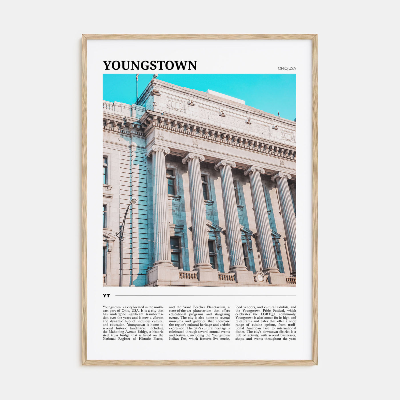 Youngstown Travel Color Poster