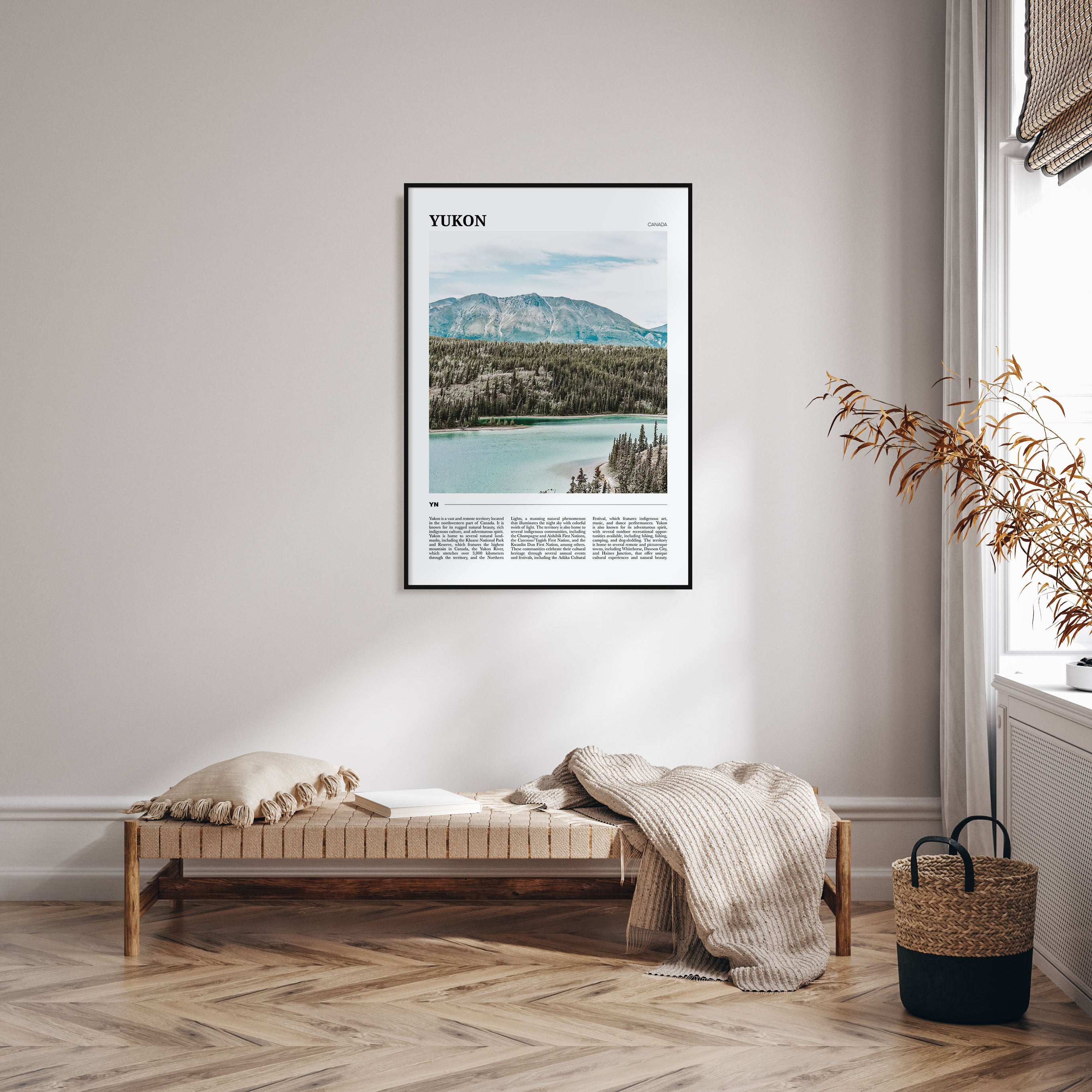 Yukon Travel Color Poster