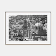 Zacatecas Landscape B&W Poster