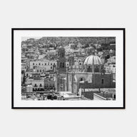 Zacatecas Landscape B&W Poster