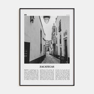 Zacatecas Travel B&W No 1 Poster
