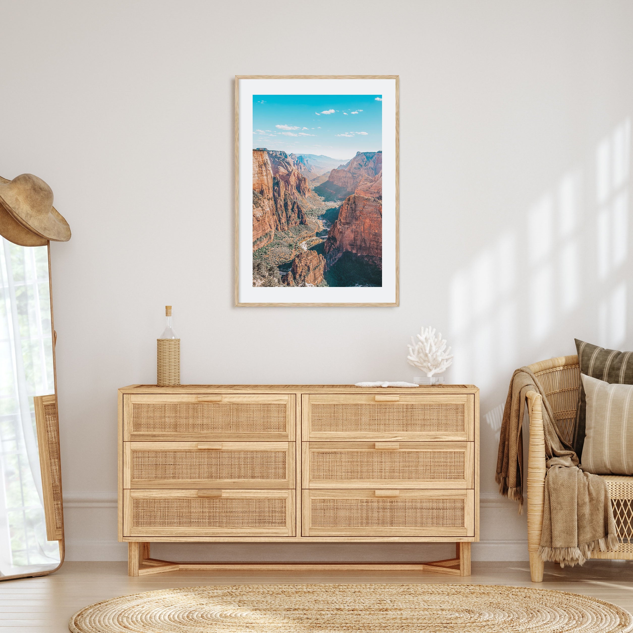 Zion National Park Photo Color Poster