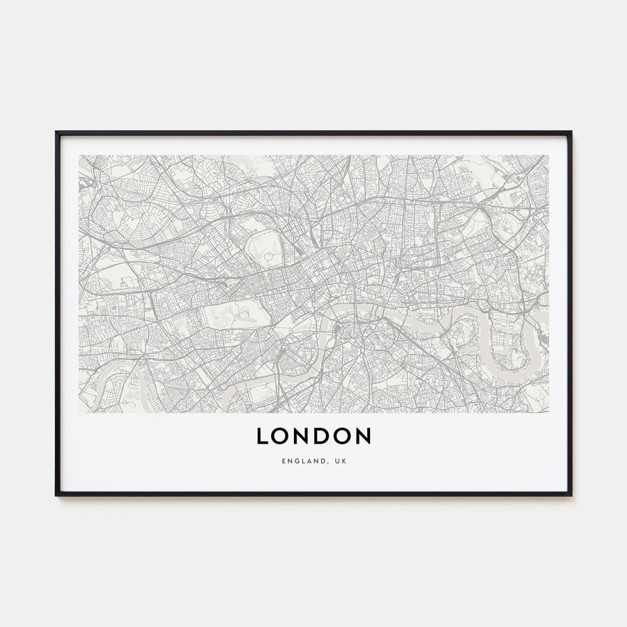 Map Landscape Poster