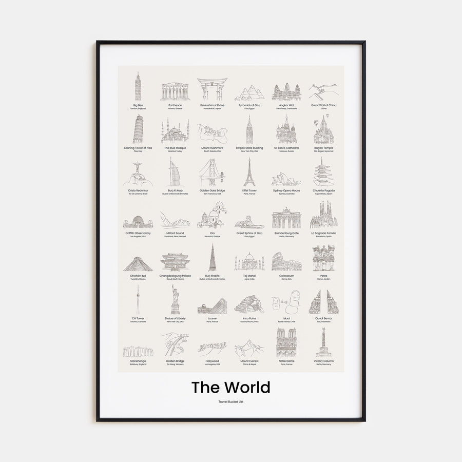 Bucket List Posters
