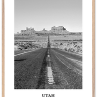 Utah Portrait B&W No 2 Poster
