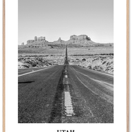 Utah Portrait B&W No 2 Poster