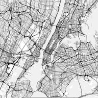 City with overlay