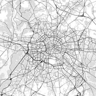 City map with pin example