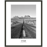 Utah Portrait B&W No 2 Poster