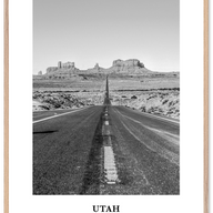 Utah Portrait B&W No 2 Poster