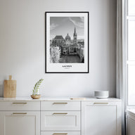 Aachen Portrait B&W Poster