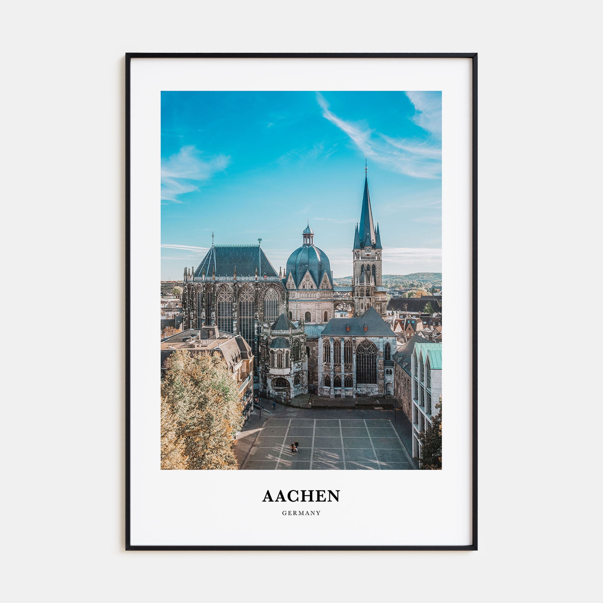 Aachen Portrait Color Poster