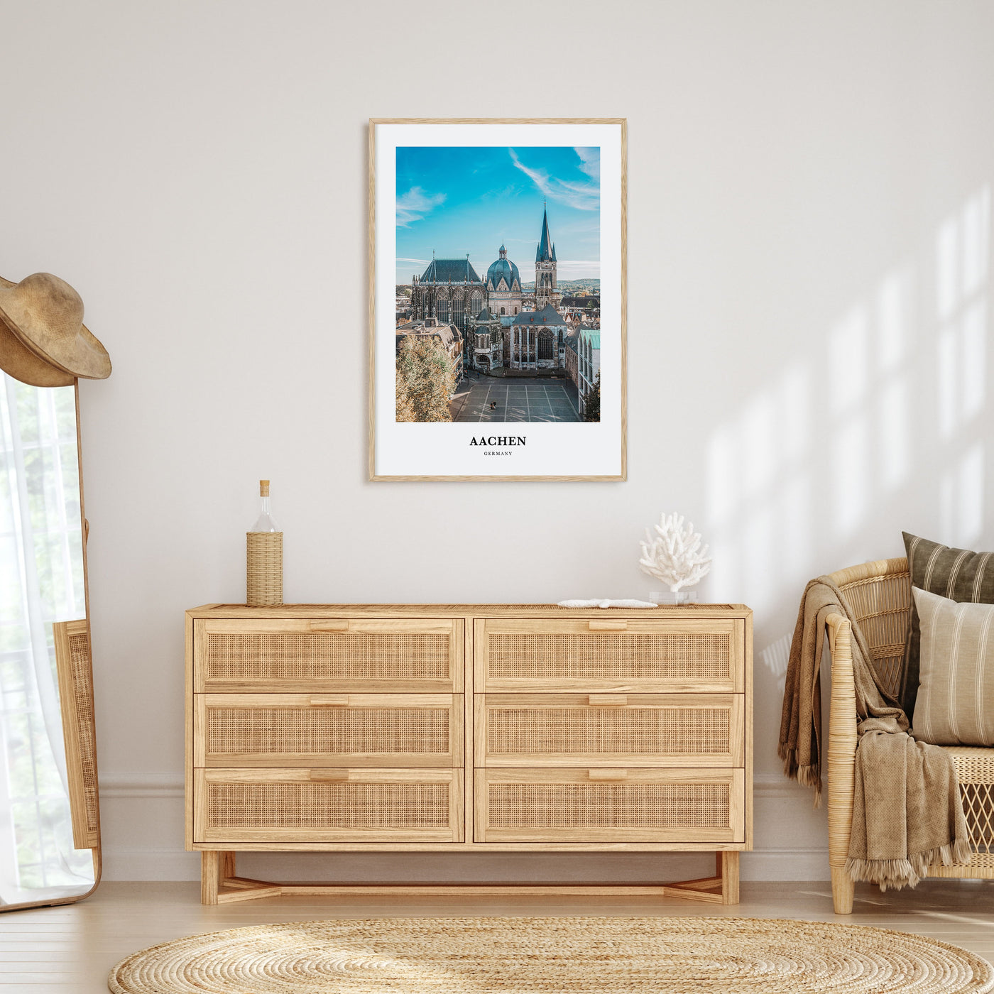 Aachen Portrait Color Poster