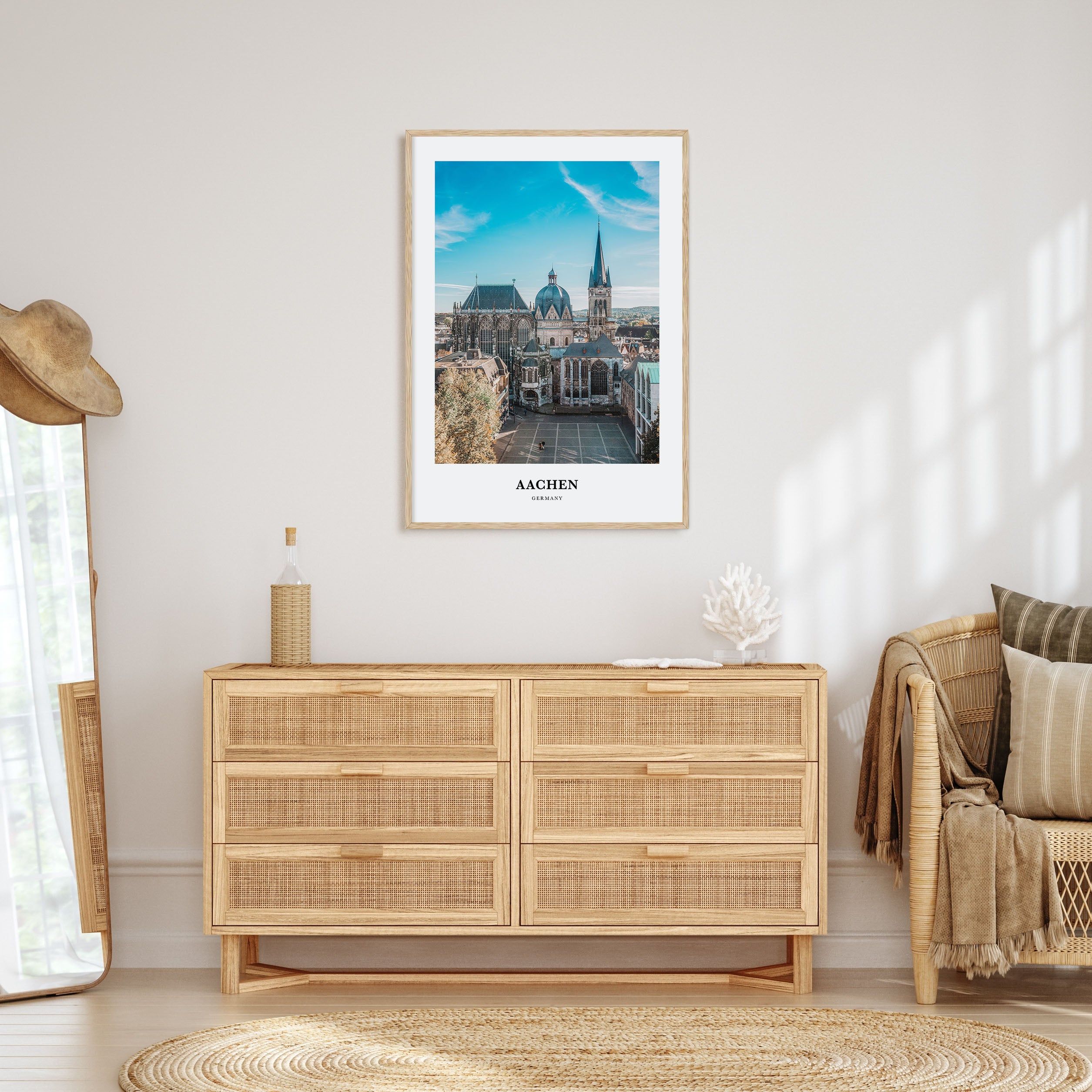 Aachen Portrait Color Poster