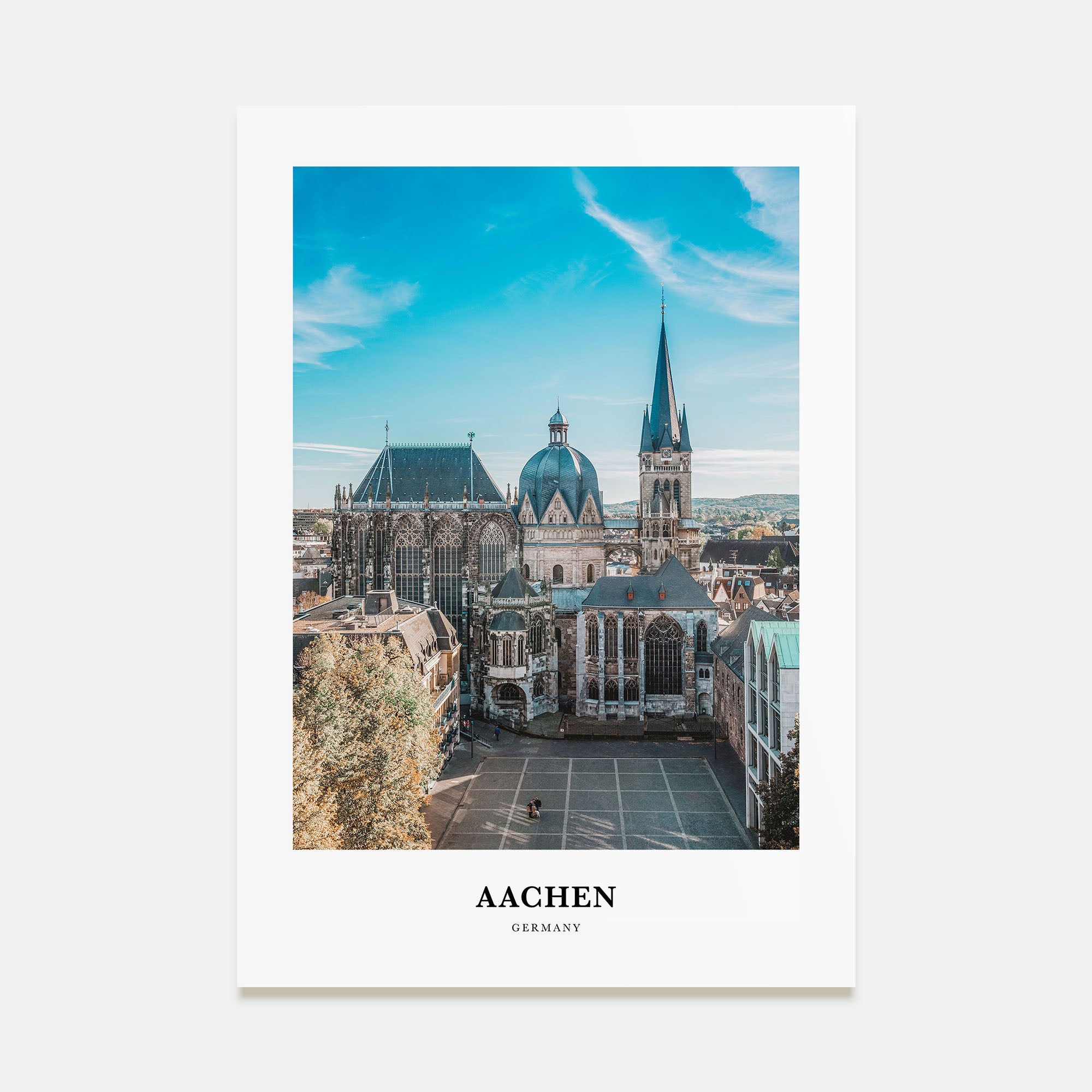 Aachen Portrait Color Poster