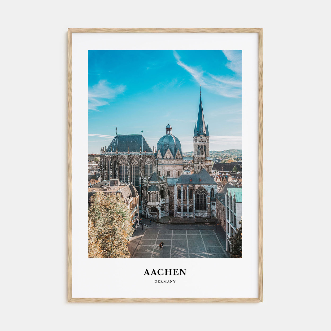 Aachen Portrait Color Poster