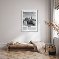 Aachen Travel B&W Poster
