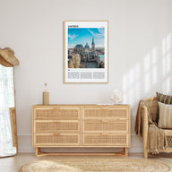 Aachen Travel Color Poster