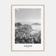 Aalesund Portrait B&W Poster