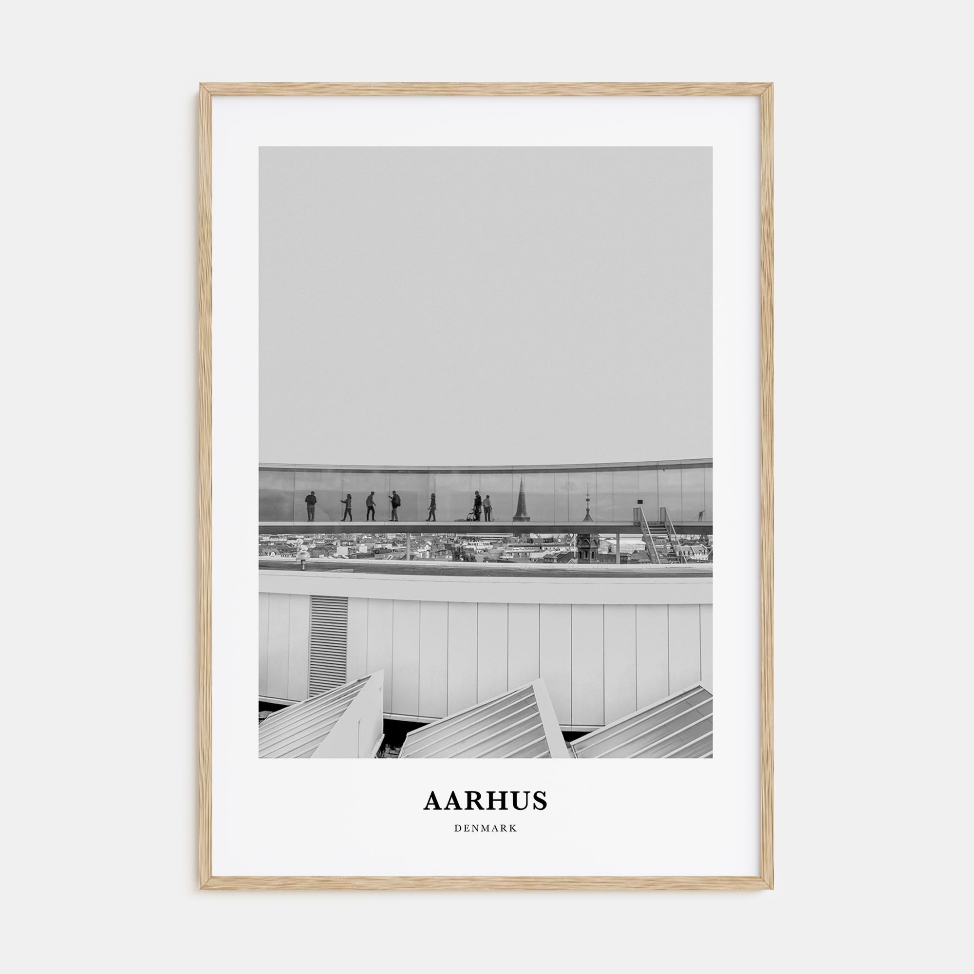 Aarhus Portrait B&W No 1 Poster