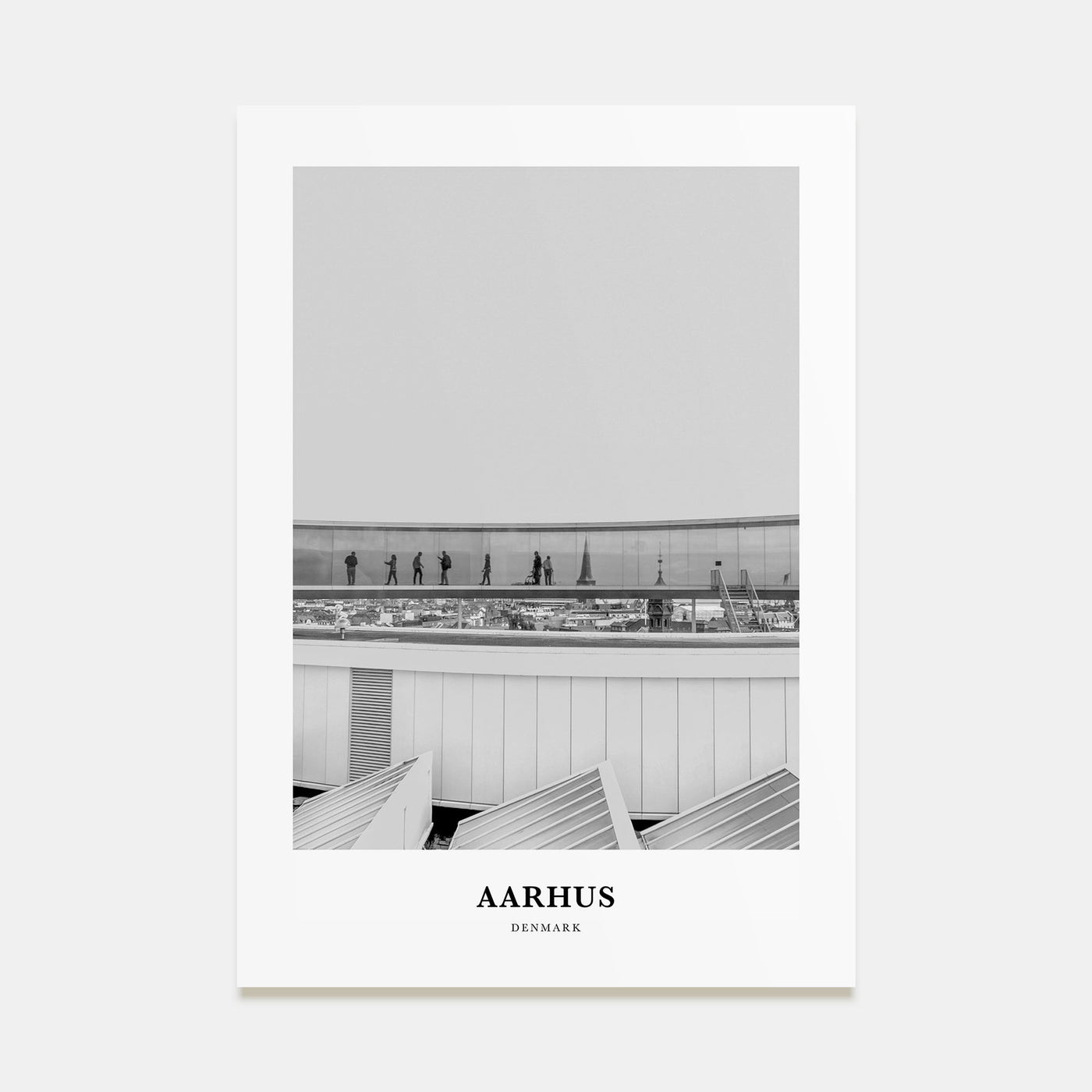 Aarhus Portrait B&W No 1 Poster