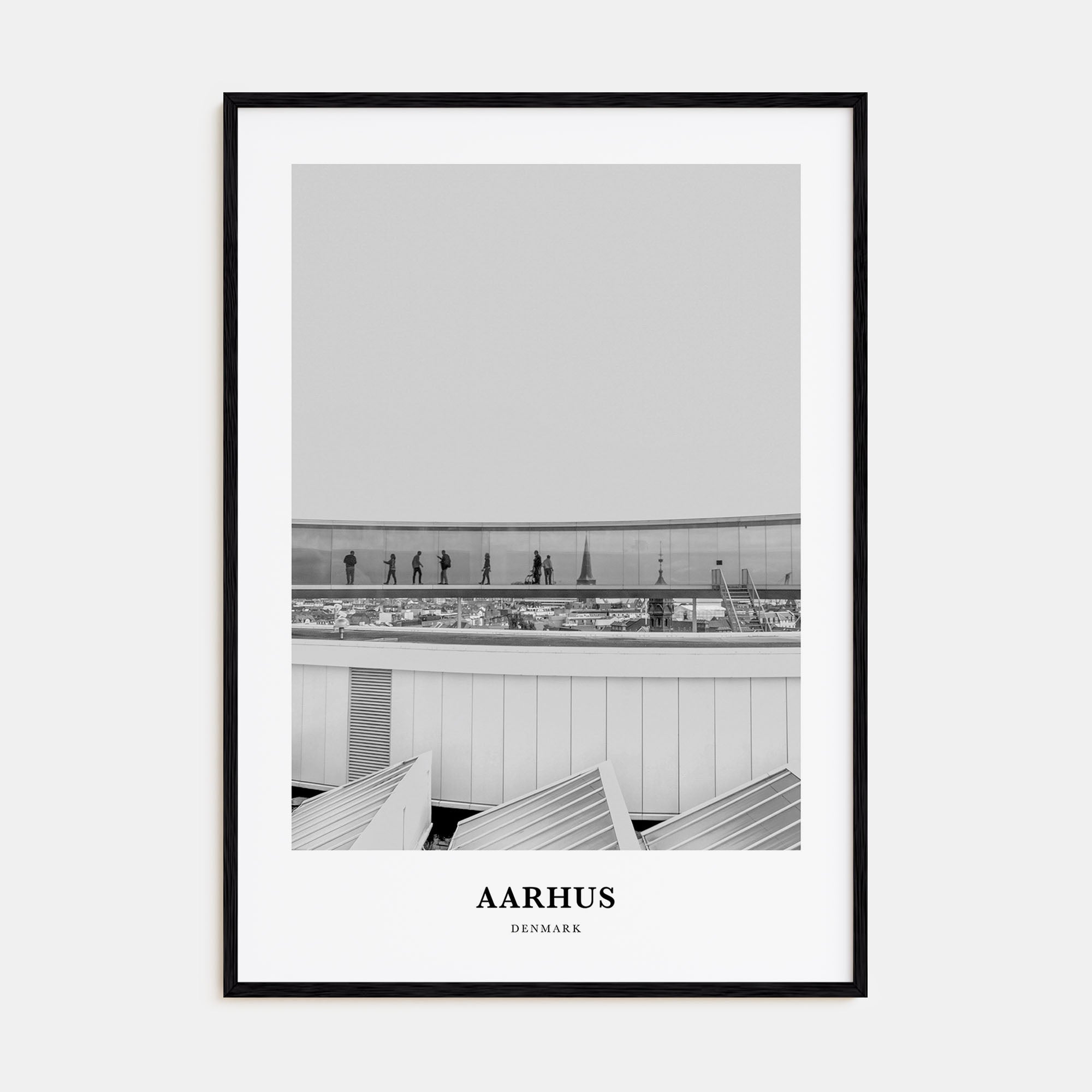 Aarhus Portrait B&W No 1 Poster