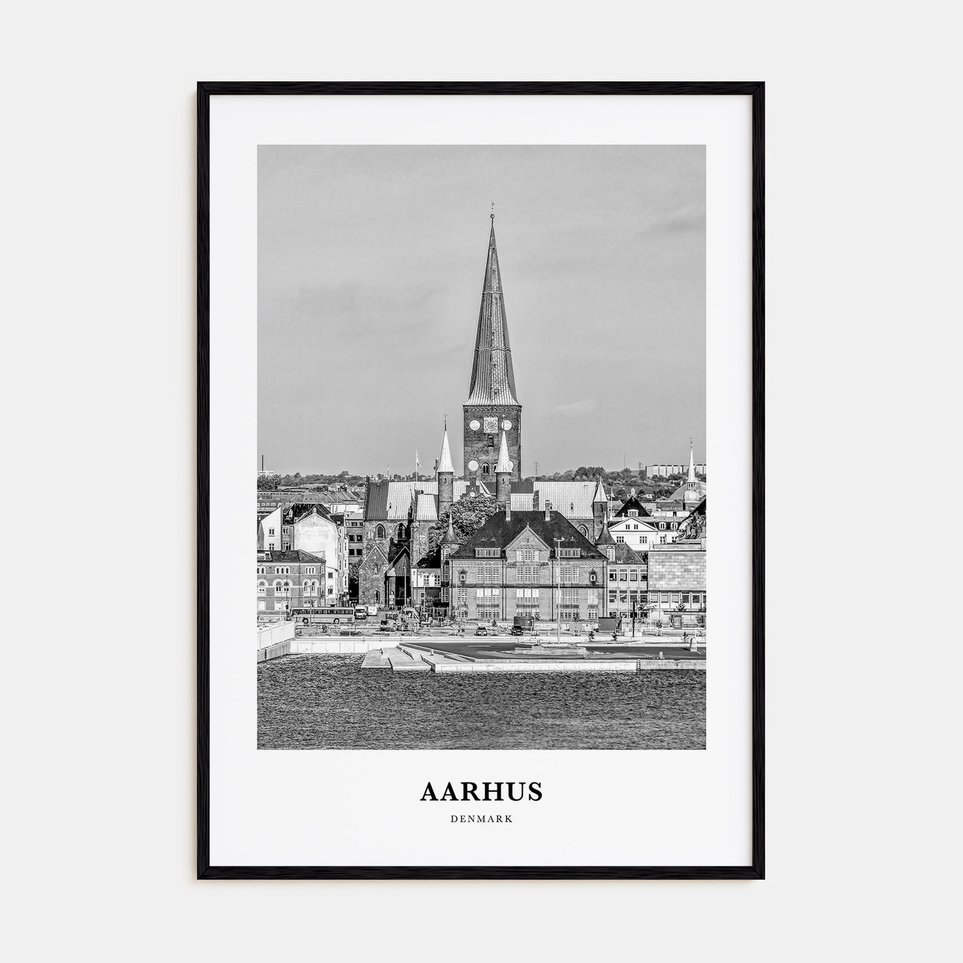Aarhus Portrait B&W No 2 Poster