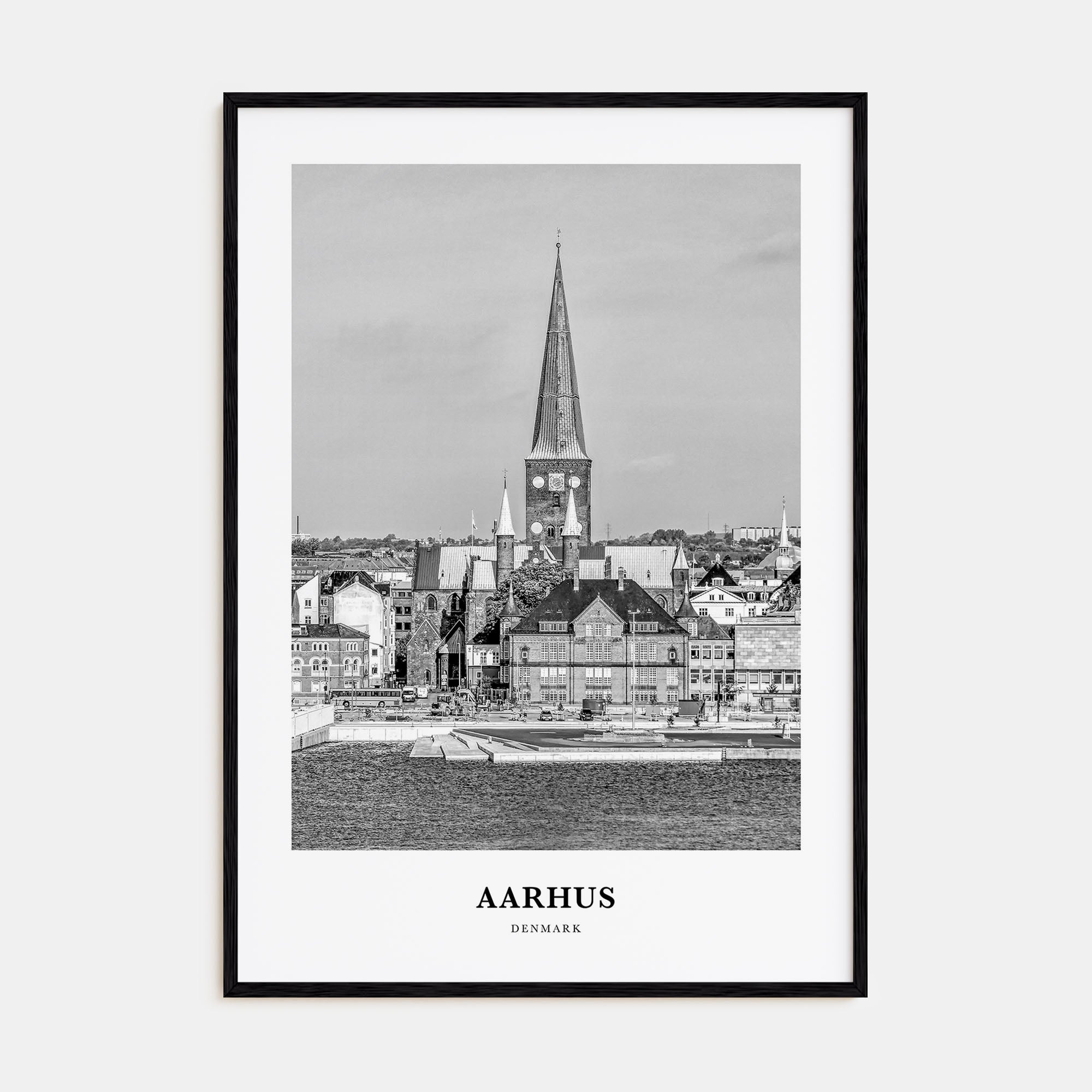 Aarhus Portrait B&W No 2 Poster