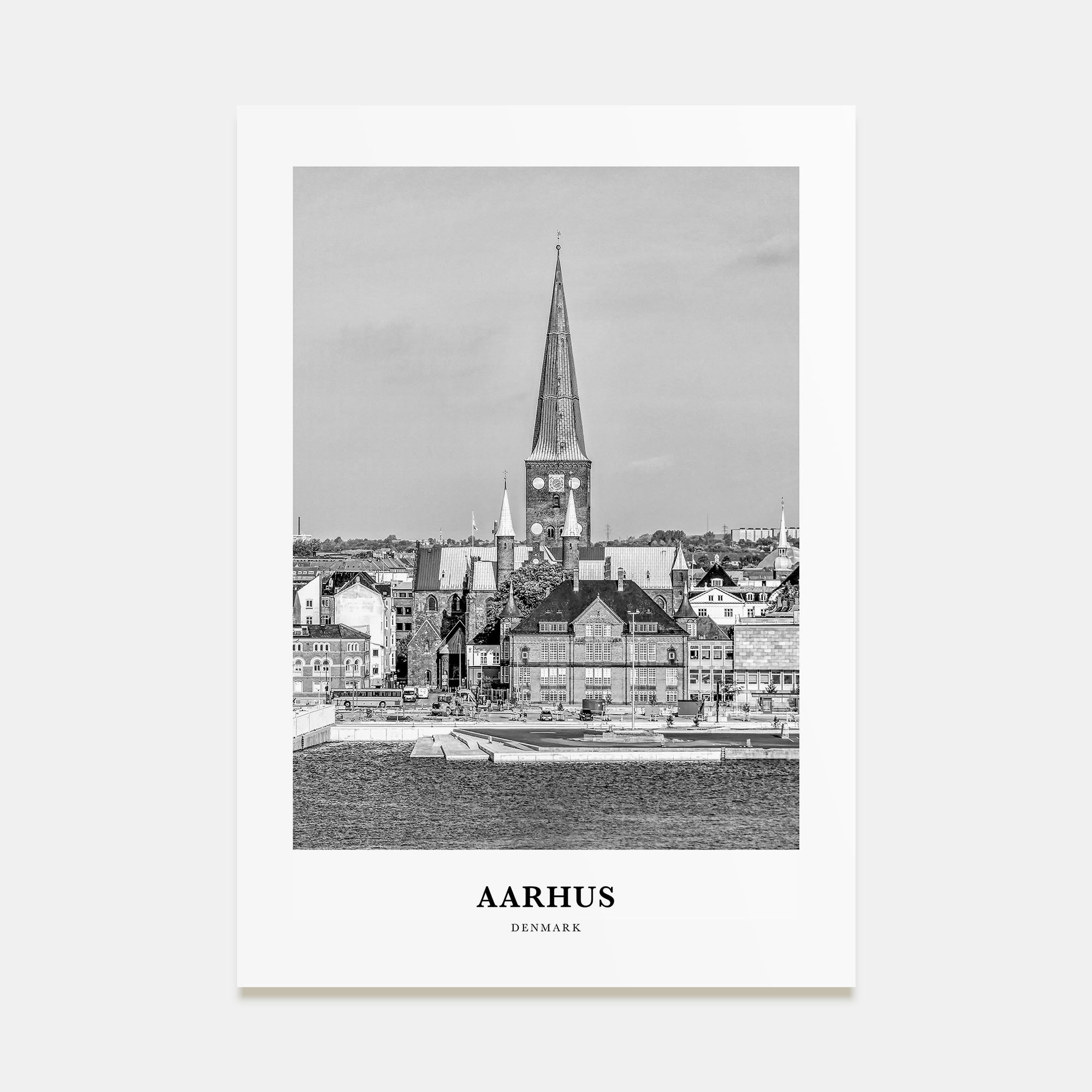 Aarhus Portrait B&W No 2 Poster