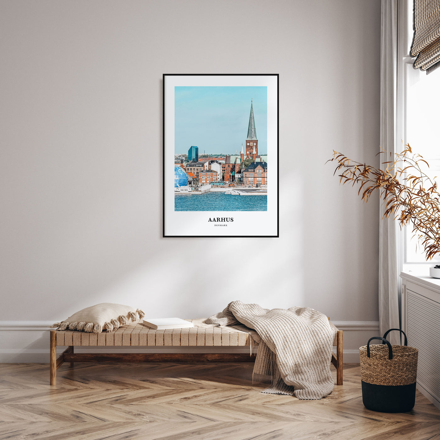 Aarhus Portrait Color Poster