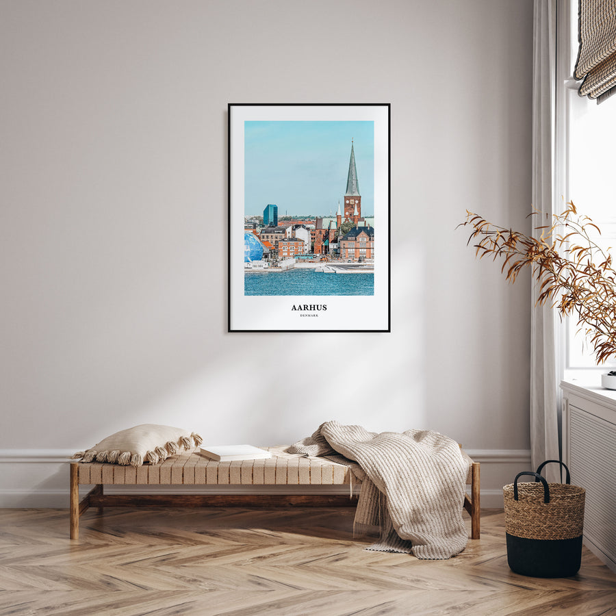 Aarhus Portrait Color Poster