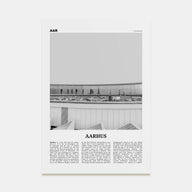 Aarhus Travel B&W No 2 Poster