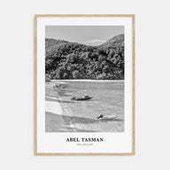 Abel Tasman National Park Portrait B&W Poster