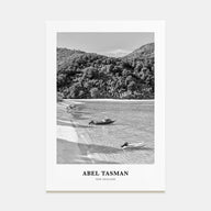 Abel Tasman National Park Portrait B&W Poster