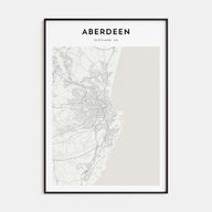 Aberdeen Map Portrait Poster