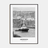 Aberdeen Portrait B&W Poster