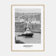 Aberdeen Portrait B&W Poster