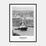 Aberdeen Portrait B&W Poster
