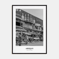 Abidjan Portrait B&W Poster