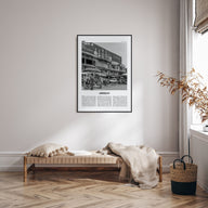 Abidjan Travel B&W Poster