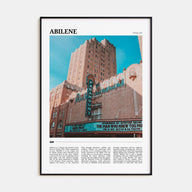 Abilene Travel Color Poster