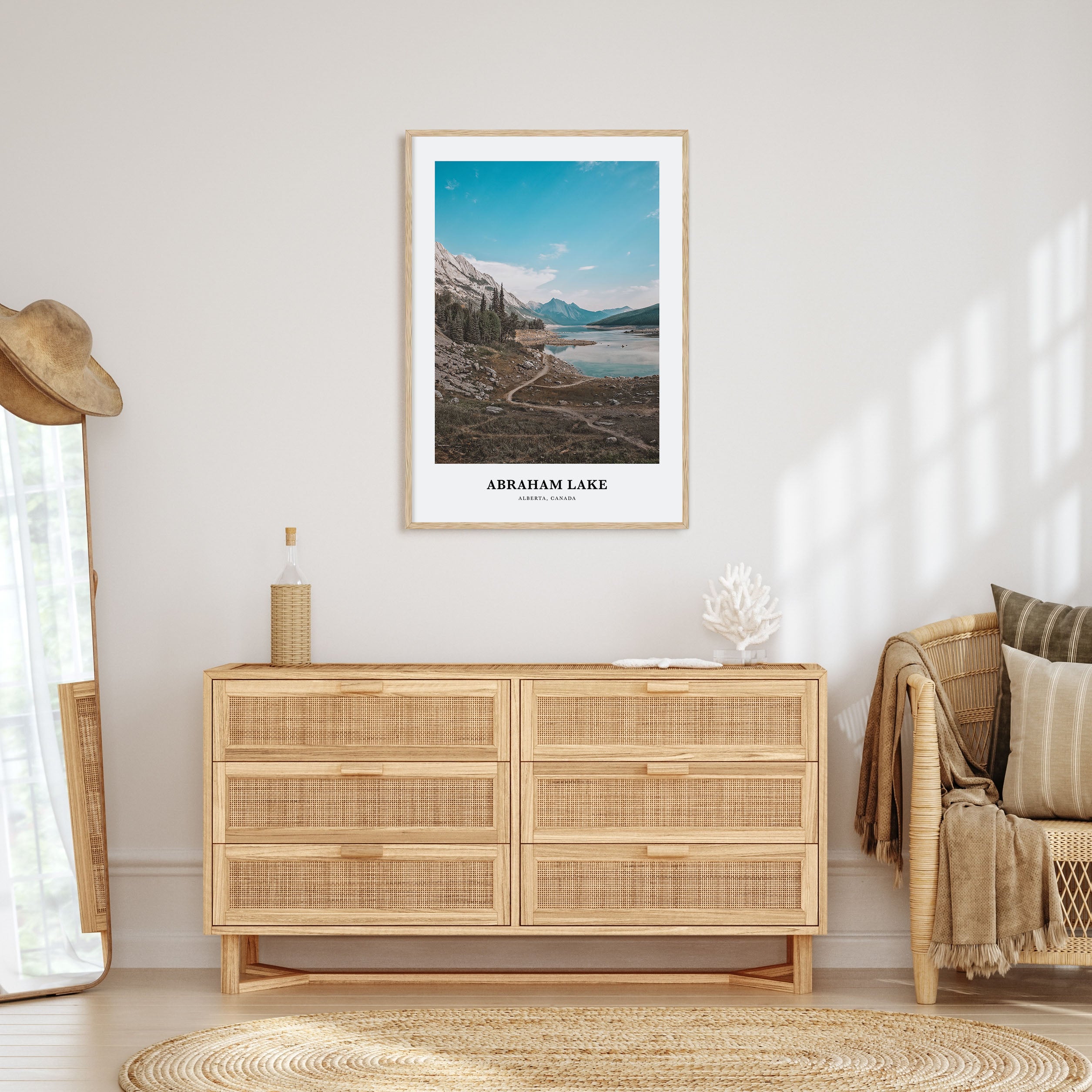 Abraham Lake Portrait Color Poster