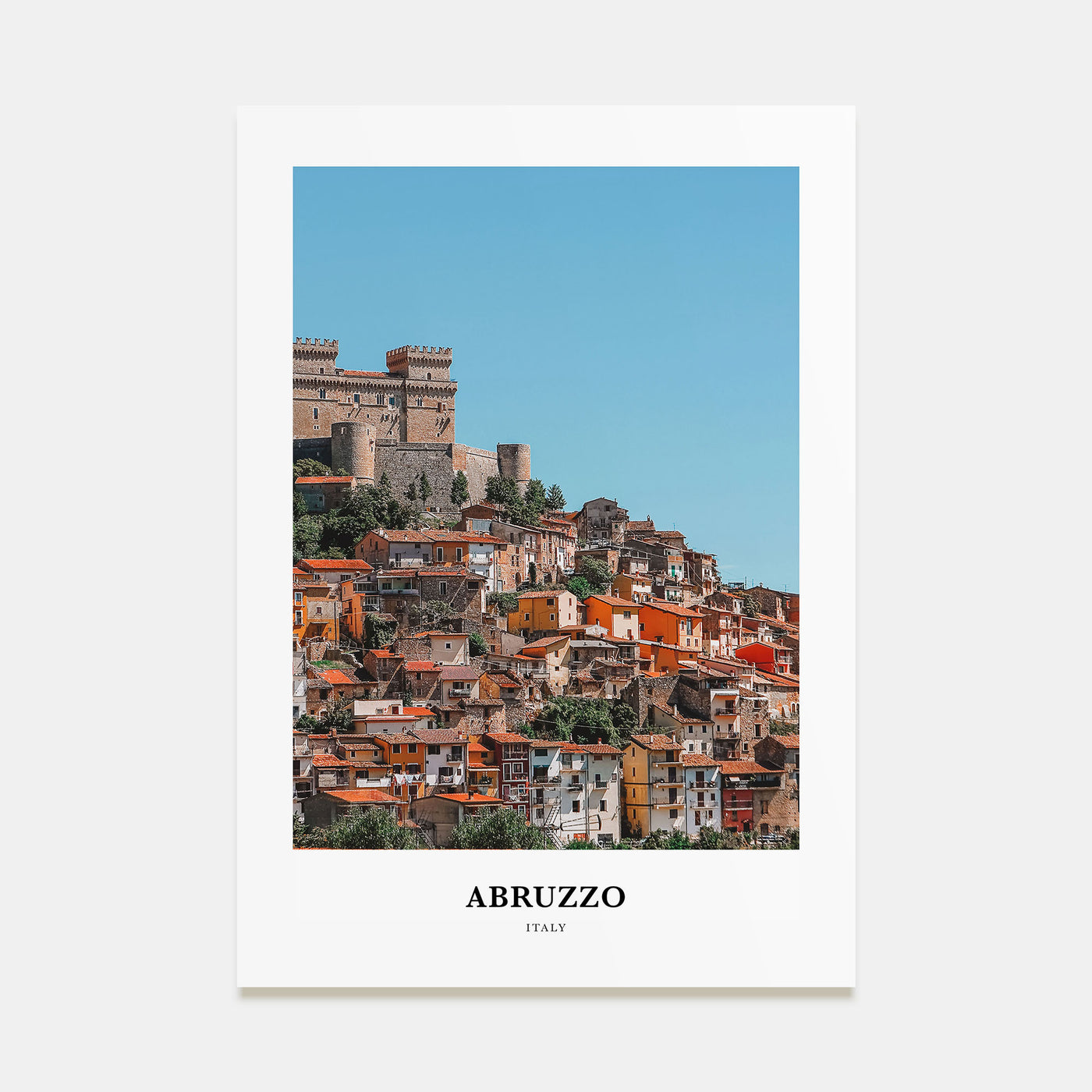 Abruzzo Portrait Color No 2 Poster